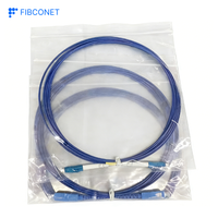 Câble de brassage blindé multimode duplex SC FC LC ST MM SM OM1 OM2 1, 2 ou 4 fibres optiques