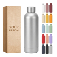 Bouteille d'eau de luxe YEWAYOGA en acier inoxydable, finition mate écologique, peinte par pulvérisation, idéale pour les trajets quotidiens et les séances de sport