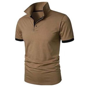 Ropa de hombre personalizada de alta calidad Algodón transpirable para Polos de manga corta talla grande estilos casuales con estampado de logotipo - Product Image 2