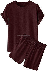 ชุดวอร์มกีฬาผู้ชาย 2 ชิ้น ผ้าโพลีเอสเตอร์/คอตตอน ระบายอากาศได้ดี เสื้อยืด กางเกงขาสั้น สำหรับวิ่งออกกำลังกาย ฤดูร้อน - Product Image 3