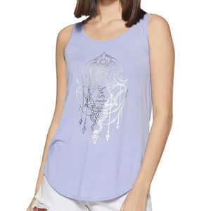 Camiseta de Yoga para Mujer, Camiseta Deportiva de Algodón para Gimnasio, Espalda Descubierta, Logotipo Frontal, Camiseta de Verano al por Mayor - Product Image 1