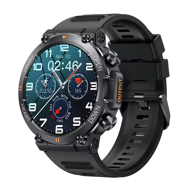 2025 FN09 DM58 K56 Pro Smartwatch AMOLED GPS Tracker Compass 5ATM BT Call BLE5.3 500mAh Outdoor Sport Fitness Unisex Calendar