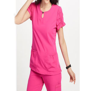 Veste personnalisée OEM Vente en gros Combinaison d'hôpital pour femmes médecins chirurgiens Vêtements pour hommes Vêtements pour femmes Ensembles d'allaitement Uniformes gommages médicaux - Product Image 4