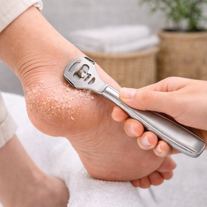 Removedor de Callos de Acero Inoxidable de Primera Calidad, Lima de Pedicura de Doble Cara, Raspador de Pies con Mango Ergonómico, MANAN INSTRUMENTS - Product Image 6