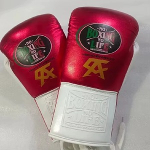Hot Bán Handmade Canelo MMA Găng Tay Chính Hãng Da Bò Da Biểu Tượng Tùy Chỉnh In Laced Cổ Tay Đầy Đủ Ngón Tay Không Có Đấm Bốc Không Có Cuộc Sống - Product Image 6