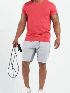 Camiseta de punto de algodón 100% de talla grande para hombre de alta calidad personalizada camiseta en blanco de peso pesado para hombre - Product Image 4