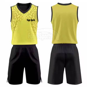Tenues de volley-ball pour hommes adultes de qualité supérieure, 100% polyester, respirantes, séchage rapide, vêtements d'entraînement, couleurs et logo personnalisés, tendance - Product Image 1