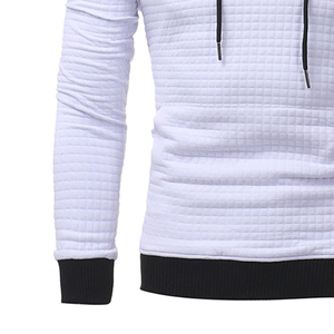 Sweat à capuche d'hiver pour homme 2025 avec logo imprimé en relief, 100% coton molletonné, vêtements de sport confortables avec poche de haute qualité - Product Image 6