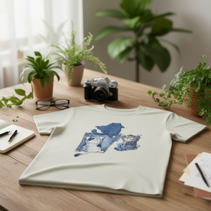 T-Shirt Unisex Oversize 2XL Personalizzata con Stampa Rose, 210GSM, 100% Cotone - Product Image 3
