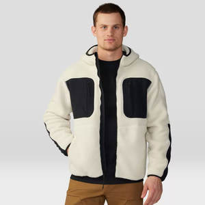 Industrie Tendance Meilleur Article Hommes Sweat à capuche en laine High Street Active Wear Manches longues Imprimé Logo Design Sherpa Hoodie - Product Image 5