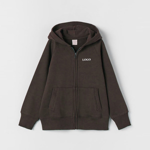 Sweats à capuche de haute qualité avec fermeture éclair, impression de logo personnalisée, couleurs unies, pour filles, écologiques et confortables, tenues tendance 2026 - Product Image 5