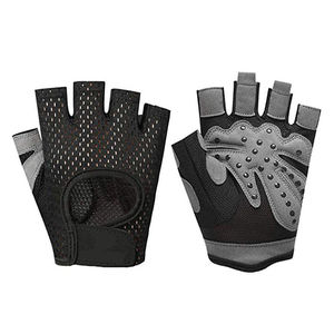 Levantamiento de pesas de alta calidad Fitness medio dedo deportes gimnasio guantes entrenamiento ejercicio entrenamiento levantamiento de pesas guantes - Product Image 6