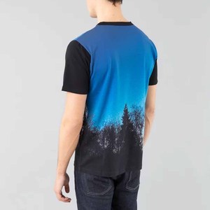 T-shirts lourds personnalisés Sublimation Design Print T Shirt 100% T-shirt en coton de qualité supérieure T-shirt pour hommes en coton peigné à col rond - Product Image 3