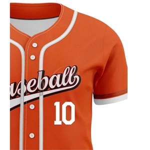 เสื้อเบสบอลผู้ชายดีไซน์ล่าสุดปี 2025 |   ชุดทีมพิมพ์ลาย ผ้าโพลีเอสเตอร์ 100% ระบายอากาศได้ดี แห้งเร็ว ขายส่ง บริการ OEM - Product Image 6