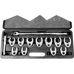 Clés à douille en acier à extrémité ouverte 1/2 DIN 3120-ISO 1174, finition chromée, support OEM, métriques industrielles, en acier CRV, en boîte - Product Image 1