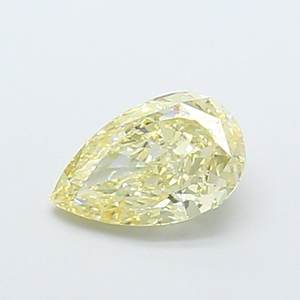 Diamante Cultivado en Laboratorio, Corte Pera, 1.02ct, VVS2, Color Amarillo Claro Fantasía - Product Image 1