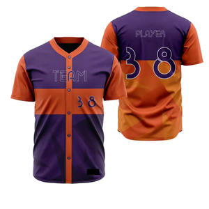 Uniforme de baseball, nouveau modèle de baseball avec broderie blanche, nouveau modèle personnalisé pour hommes - Product Image 5