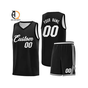 Conjunto de Camiseta y Pantalones Cortos de Baloncesto de Secado Rápido, Transpirable, de Malla, Uniforme de Equipo Juvenil para Hombre, 100% Poliéster, Ropa de Baloncesto - Product Image 1