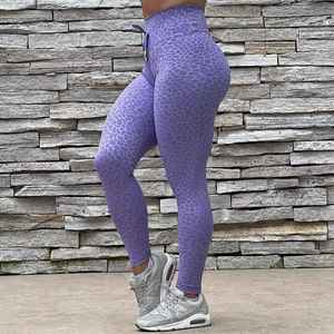 Nueva llegada señoras Pantalones deportivos Fitness Yoga Leggings Scrunch trasero entrenamiento apretado gimnasio alta cintura deportes Legging - Product Image 1