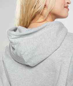 Sweat-shirt ample et surdimensionné pour femme, style streetwear, épaules tombantes, en velours uni, service OEM - Product Image 4