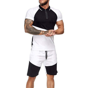 Ensemble de short pour hommes de haute qualité Ensembles de jogging 100% coton Personnalisez votre design et votre logo imprimé Ensemble de shorts grande taille Service OEM - Product Image 5