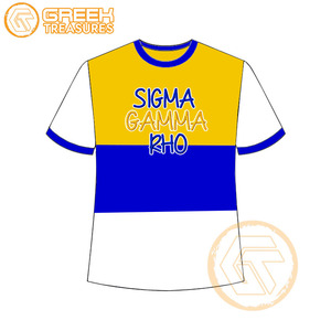 Vente en gros de t-shirt Sigma Gamma Rho pour femmes vêtements de sororité jersey de coton t-shirt respirant de haute qualité vêtements grecs pour femmes - Product Image 6
