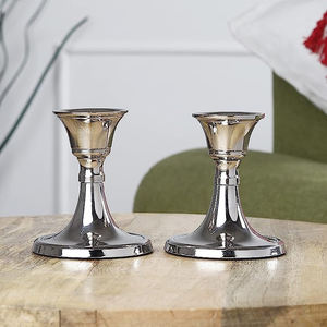 Candelabro hecho a mano de lujo moderno de aluminio pulido plateado, multiusos, calidad Superior, decoración del hogar, mesa de boda - Product Image 6