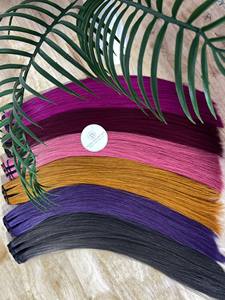 Extensiones de Cabello Humano Remy de Grado 12A, Alta Calidad, Doble Trama, Cabello Virgen sin Procesar, Cutícula Alineada, con Clip, Doble Trama a Máquina - Product Image 2