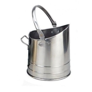 Decorative <b>Coal</b> Bucket For Black Antique Finishing Metal <b>Coal</b> Bucket For Custom Shape Galvanized Bucket - Product Image 3