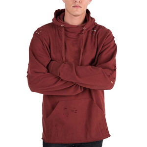 2026 hommes à capuche Boxy Fit brodé sweats à capuche sweats logo personnalisé coton lourd polaire surdimensionné grande taille sweats à capuche - Product Image 1
