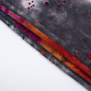 T-shirt surdimensionné lavé à l'acide 250Gsm T-shirt lourd pour hommes T-shirt Vintage vierge personnalisé - Product Image 4