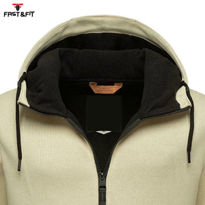 เสื้อฮู้ดสวมหัวของผู้ชายเสื้อมีฮู้ดแบบมืออาชีพสีทึบระบายอากาศได้ดีผ้าเรียบแฟชั่นฤดูหนาวออกแบบโลโก้ได้ตามต้องการ - Product Image 6