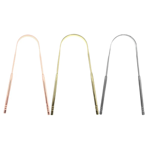 Giá tốt nhất thép không gỉ lưỡi <span class=keywords><strong>scraper</strong></span> với nhựa xử lý tái sử dụng chăm sóc răng miệng Nha Khoa CLEANER cho trẻ em và người lớn - Product Image 1