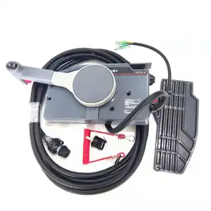 Marine Outboard Remote Control Box, puxe o controle remoto. Caixa para Yamaha Outboard lado direito Mount 7 Pin 16 FT