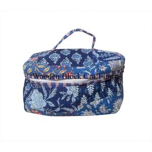 Sac à cosmétiques multifonctionnel en coton pour ranger vos essentiels, sacs de toilette écologiques, trousse de rangement de voyage, pochettes à maquillage - Product Image 6