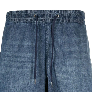 Vente en gros 2025 Short d'entraînement en denim stretch 100% coton pour homme Qualité supérieure Meilleur prix Couleur unie Style High Street - Product Image 5