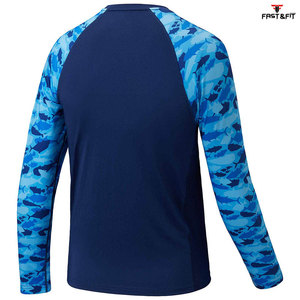 100% tela de poliéster diseño sublimado cómodo y transpirable hombres pesca camisas Casual manga larga pesca camisas - Product Image 2