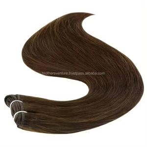 Alta calidad 100% Remy Color Natural cutícula alineada recto indio crudo virgen extensiones de cabello humano - Product Image 4