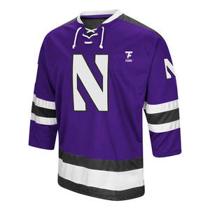 Camiseta deportiva de hockey sobre hielo para hombre profesional de diseño personalizado para nombre de equipo con servicio OEM - Product Image 3