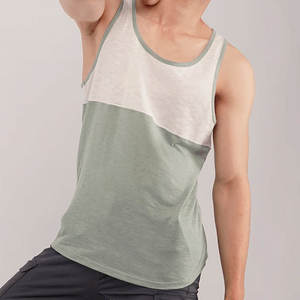 Camisetas sin mangas de gimnasio personalizadas para hombre, camisetas sin mangas de verano para hombre, camisetas sin mangas con logotipo impreso de algodón ODM 100% para hombre - Product Image 5