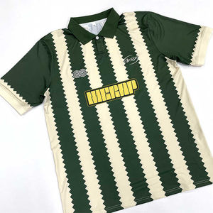 2026 Custom Streetwear Classic Vintage <b>Striped</b> Polo <b>Shirt</b> <b>Men's</b> Casual Polo <b>Shirt</b> OEM Service Plus Size <b>Men</b> polo <b>t</b>-<b>shirt</b> - Product Image 2