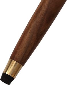 Đi Bộ Thanh-người đàn ông Derby gậy và gỗ đi Bộ thanh cho nam giới và phụ nữ-37 "Nâu mun Brass t hình dạng xử lý trong giai điệu vàng - Product Image 6