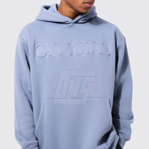 เสื้อฮู้ดดี้ผู้ชายลายนูน ดีไซน์ทันสมัย วัสดุเบาสบาย สวมใส่สบายๆ เสื้อฮู้ดดี้ลายนูน - Product Image 5