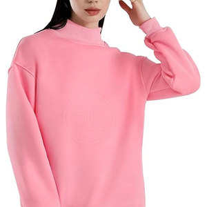 Sweatshirts à la mode pour femmes conçus sur mesure avec logo imprimé à manches longues sur le devant pour l'hiver-Fabriqué au Pakistan - Product Image 4