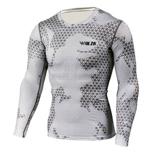 OEM Fabricante Ropa Deportiva Rash Guard Para Hombres Venta Caliente Transpirable Rash Guard En Nuevo Stock Rash Guard - Product Image 3