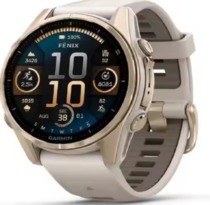 NUEVO Reloj Inteligente GPS Multideporte Garmin Fenix 8 2024 de 43 mm con Pantalla AMOLED, Cristal de Zafiro y Funciones Premium - Product Image 1