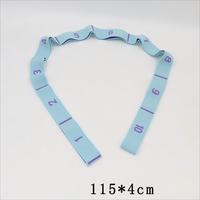 Sangle d'étirement élastique pour le yoga et la danse, sangle d'étirement avec boucles, sangle de traction pour l'exercice, bande de résistance pour le yoga