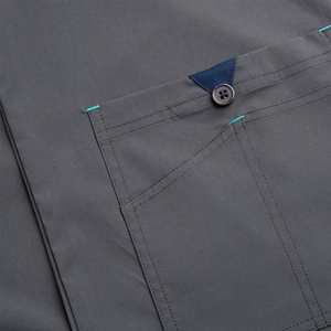 ชุดสครับผ้าฝ้ายระบายอากาศได้ดี แบบยูนิเซ็กซ์ ปรับแต่งได้เต็มที่ แฟชั่นใหม่ สำหรับใช้ในโรงพยาบาล แขนสั้น ผ้าเจอร์ซีย์ - Product Image 3