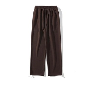 Pantalons et pantalons de survêtement cargo délavés légers et respirants pour hommes 100% coton toile couleur personnalisée pantalons de mode grande taille - Product Image 5