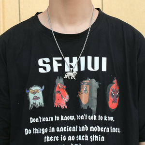 Collar con Colgante de León Chapado en Oro de 18k, Estilo Hiphop, con Diamantes de Imitación 5A CZ, Logotipo Personalizado, para Hombre - Product Image 5